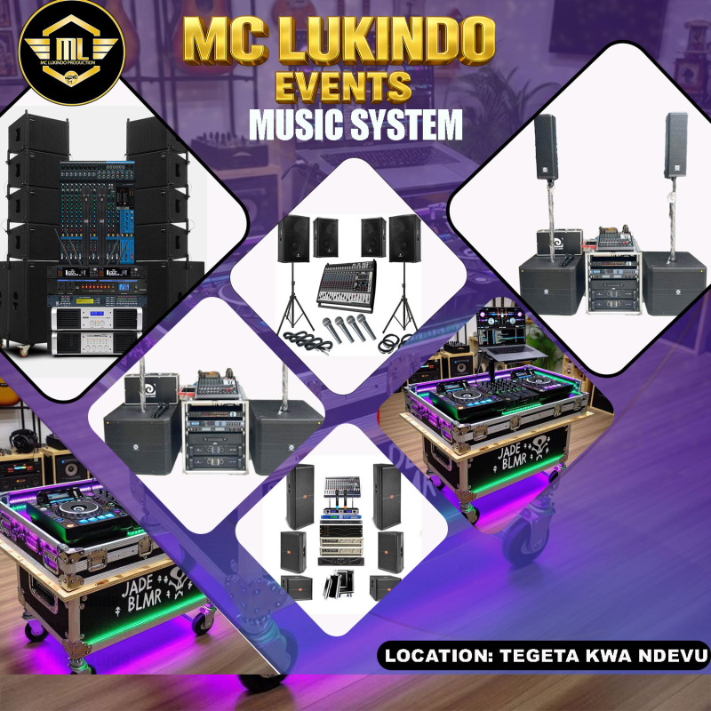 MC LUKINDO EVENTS – MUSIC SYSTEM YA KISASA!